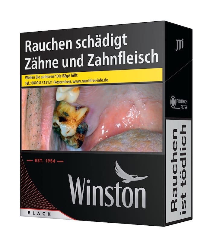 WINSTON Zigaretten Black XXL (8x25) SW46846