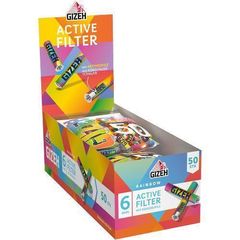 10 x Beutel GIZEH RAINBOW ACTIVE 500 FILTER SW16591