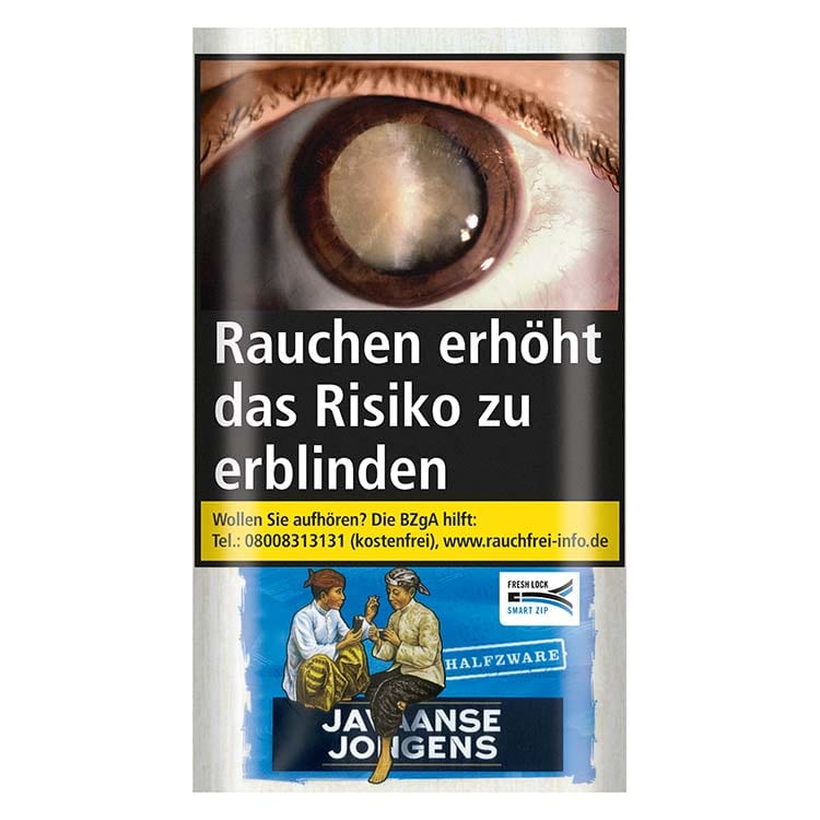 POUCH Zigarettentabak Javaanse Jongens Halfzware 30 Gramm SW11999