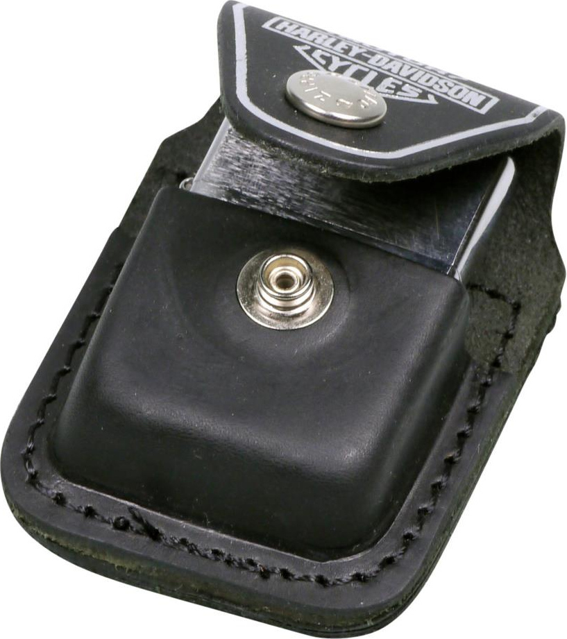 ZIPPO Ledertäschen "H.D." schwarz/Schlaufe 60001255 10479