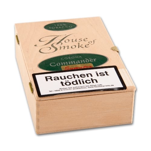 House of Smoke Commander Sumatra 10 Zigarren 61612
