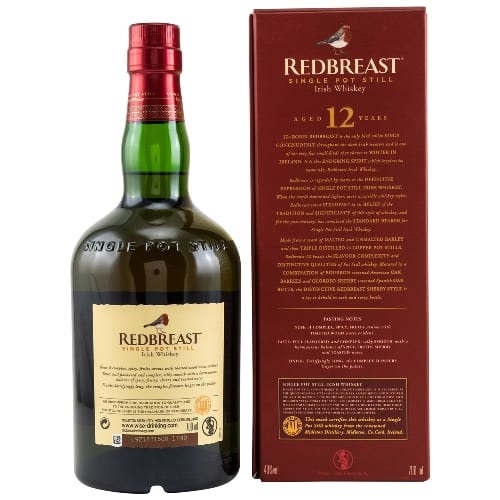 Whiskey REDBREAST 12 Jahre 40 % Vol. 700 ml 84048