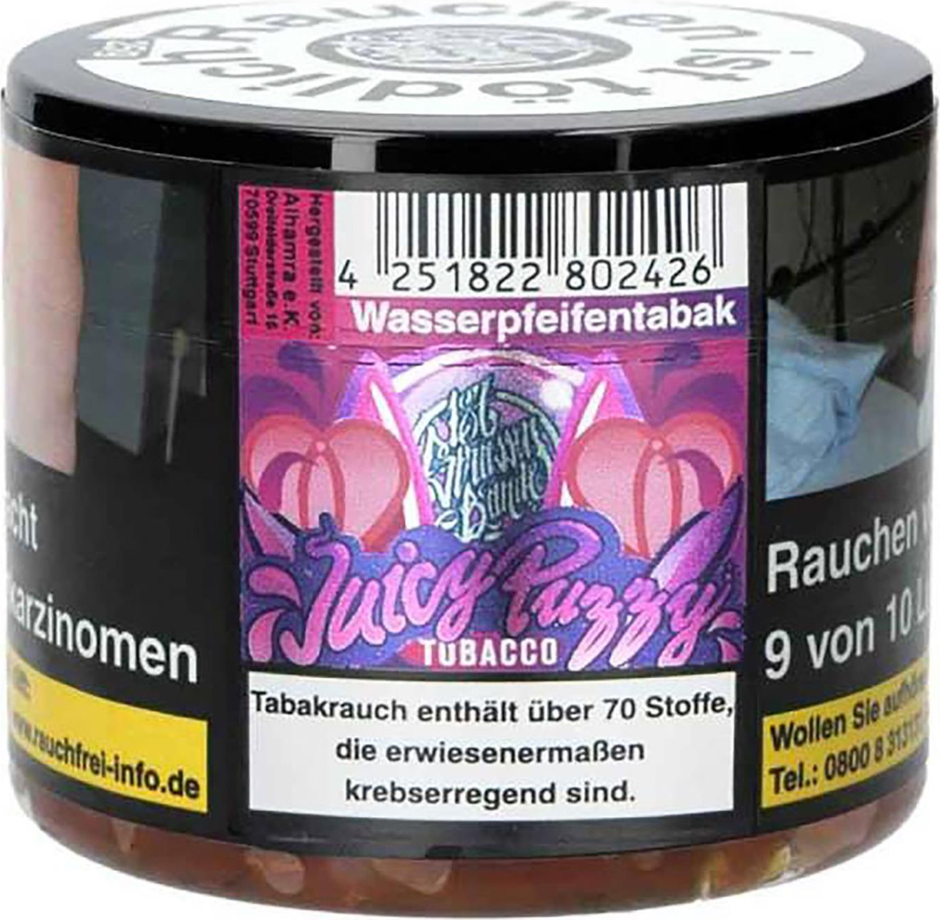 WP-Tabak 187 Tobacco "Juicy Puzzy" 25gr-Dose 932012