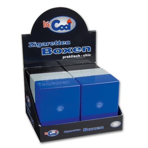 Zigarettenbox Kunststoff COOL XXL 40er farblich sortiert 84465