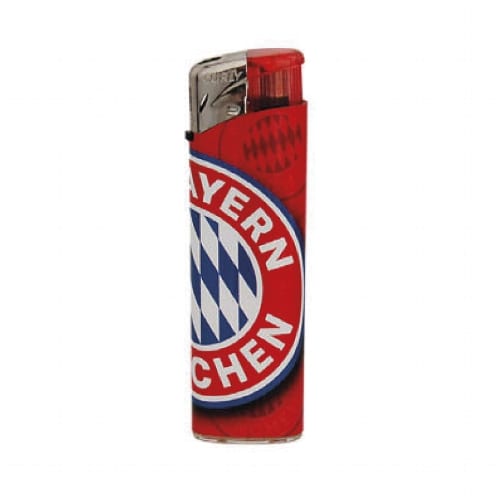 Einwegfeuerzeug Piezo CR FC Bayern big Logo sortiert 50 Stueck 52695