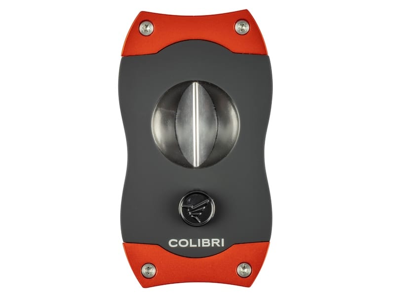 COLIBRI Zigarrenabschn. "V-Cut" Kerbschnitt schwarz/rot 23mm 593472
