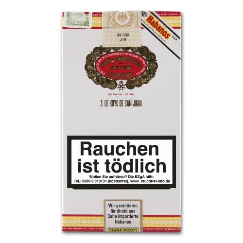 Hoyo de Monterrey Le Hoyo de San Juan Tubes 3 Zigarren 97699