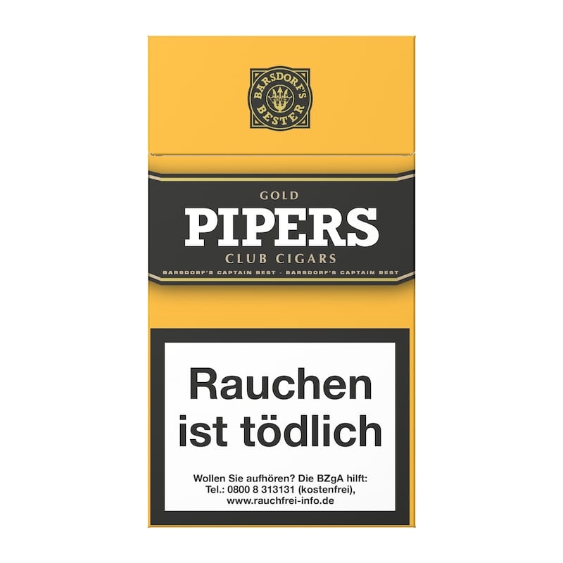 Pipers Little Cigars Vanilla/Gold 100 Zigarillos SW12525
