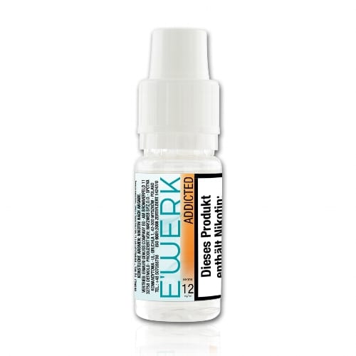 E-Liquid E'Werk Addicted 12 mg/ml Flasche 10 ml 95762