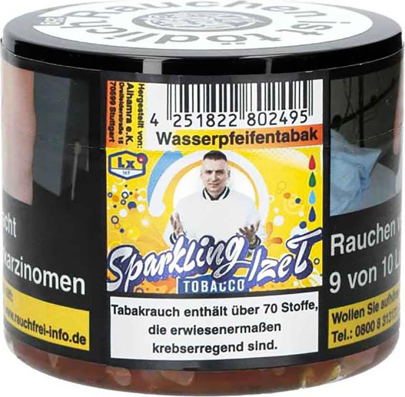 WP-Tabak 187 Tobacco "Sparkling IZE-T" 25gr-Dose 932020