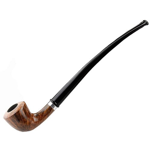 Lesepfeife Capitello Dublin aus Bruyèreholz glänzend Acryl in naturbraun schwarz 18693