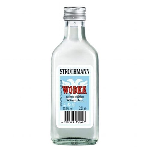Wodka STROTHMANN 37,5% Vol./200 ml Steller mit 12 Stueck 7502