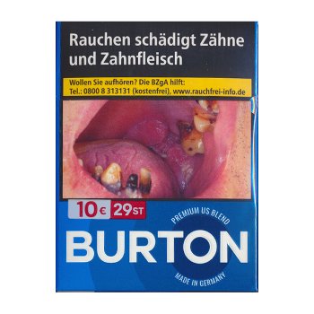 BURTON Blue Zigaretten 2XL-Box 10,00 Euro (8x29)