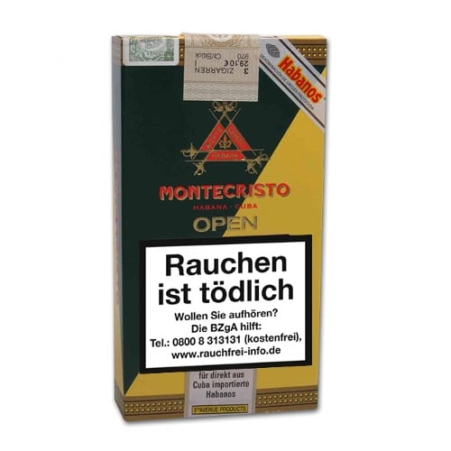 Montecristo Open Regata Tubos 3 Zigarren 40991