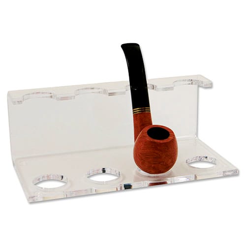 Pfeifenständer für vier Pfeifen aus Acryl in transparent 6204
