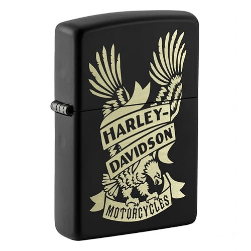 ZIPPO schwarz matt Harley Davidson 60006097