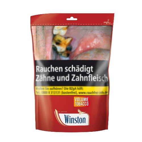 Winston Zigarettentabak Classic Volumen XXL-Beutel 135 Gramm