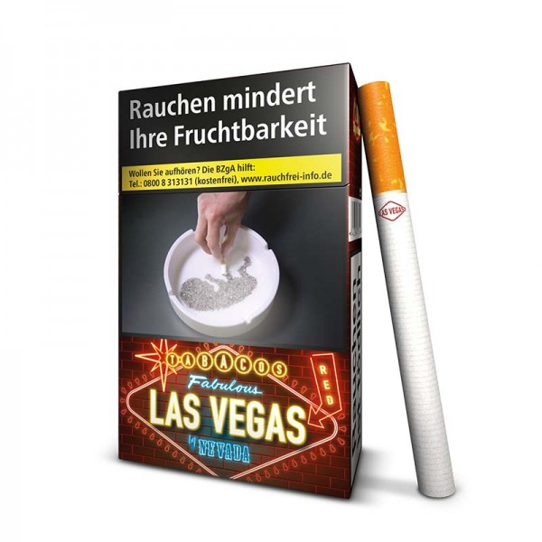 Las Vegas Zigaretten Red (10x20)