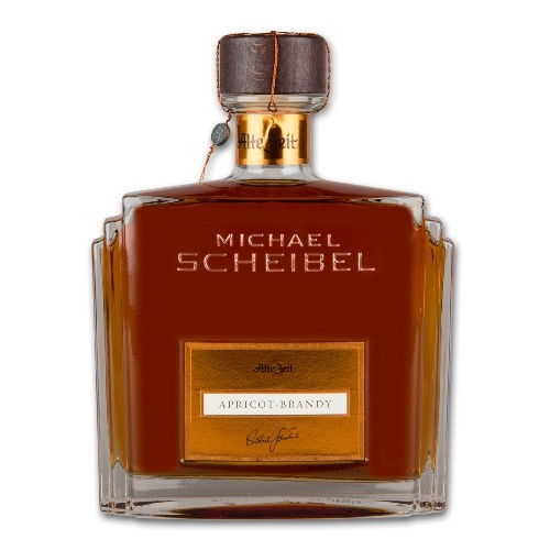 Likoer SCHEIBEL Alte Zeit Apricot Brandy 35 % Vol. Holz Feuer Brand 700 ml