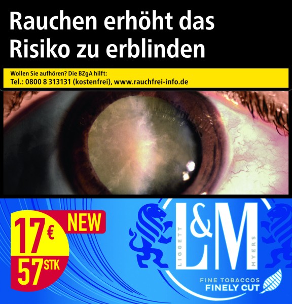 L&M Zigaretten Blue Label 19 € (3x57)