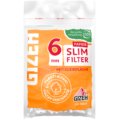 GIZEH PAPIER SLIM FILTER 1 Beutel à 120 Filter