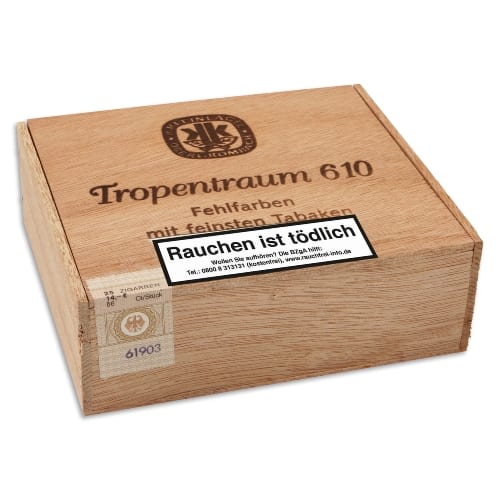 Tropentraum Nr.610 Fehlfarben Sumatra 25 Zigarren