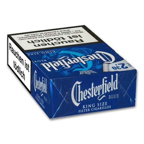 Chesterfield Blue Naturdeckblatt 17 Filterzigarillos