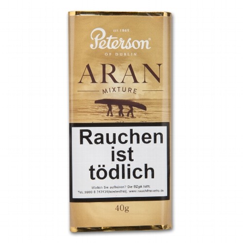 Pfeifentabak Peterson Aran Mixture 40 Gramm