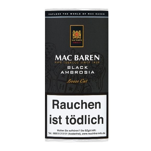 Pfeifentabak Mac Baren Black Ambrosia 50 Gramm
