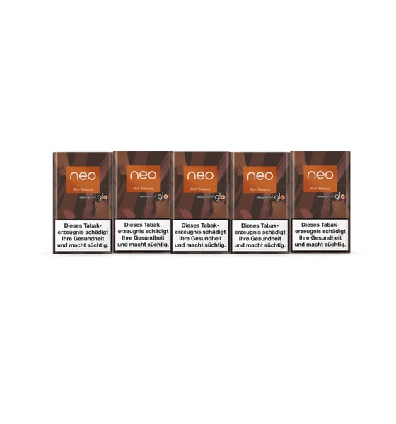 5 Schachteln neo™ Rich Tobacco