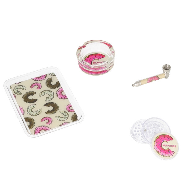 MONKEY KING Set Munchies Grinder, Pipe, Ascher und Tray