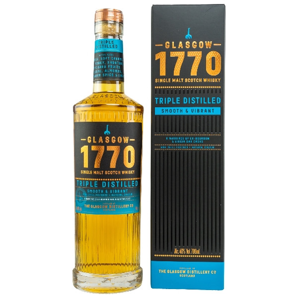 GLASGOW 1770 Triple Distilled Smooth 46% Vol.