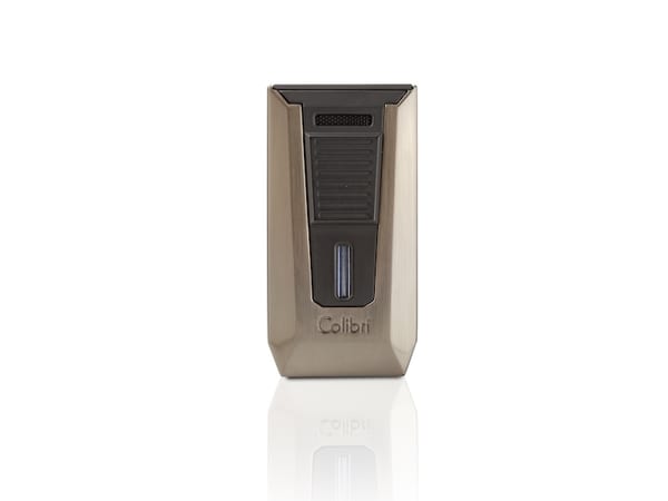 COLIBRI Zigarren-Feuerzeug "Slide II" gun/schwarz matt