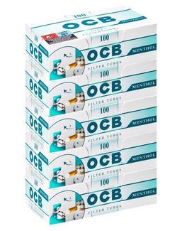 500 Stück Packung OCB Menthol Hülsen