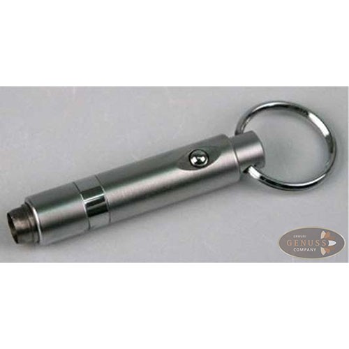 Zigarrenrundschneider Passatore aus Chrom satiniert in silber matt 7 mm Durchmesser