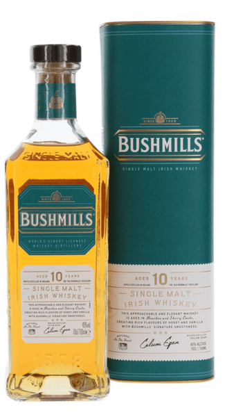 Whiskey BUSHMILLS 10 Jahre 40% 700 ml