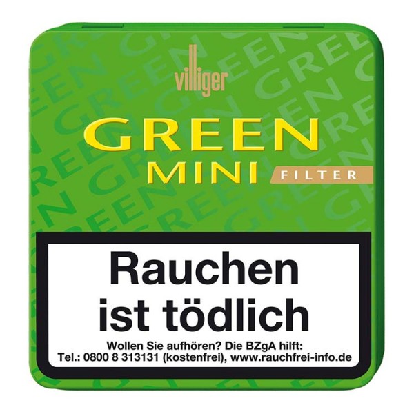 Villiger Green Mini Filter 20 Zigarillos