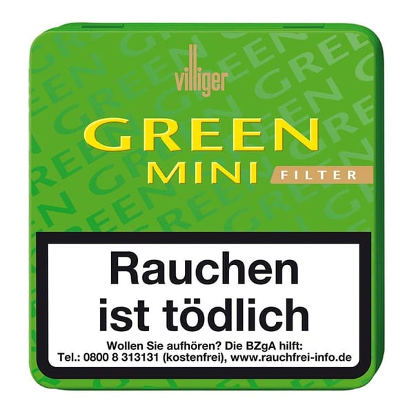 Villiger Green Mini Filter 20 Zigarillos