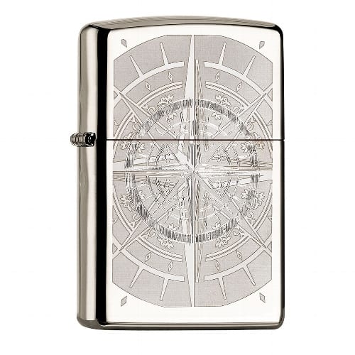 ZIPPO black ice Compass gravur 60001008