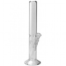 Bong Glas BREIT Zylinder 45 cm 55 mm Schliff 18,8 mm