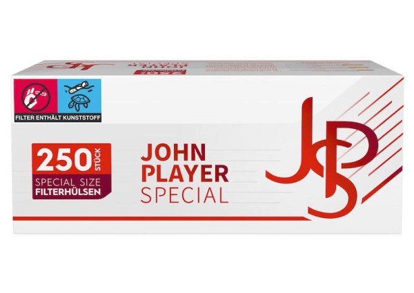250 Stück JPS Red Special Size Zigarettenhülsen (250)