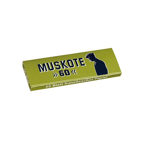 Zigarettenpapier Muskote Grün 50 Heftchen à 60 Blättchen