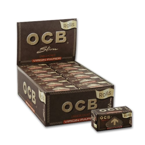 Display OCB Unbleached Rolls Virgin 24 Rollen