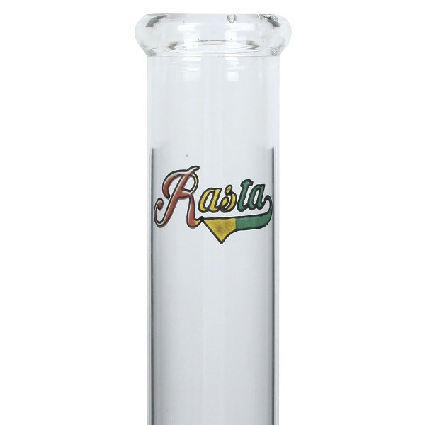 Bong Glas Rasta bauchig 35 cm hoch