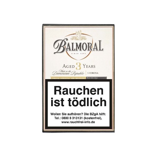 Balmoral Aged 3 Years Short Corona 5 Zigarren