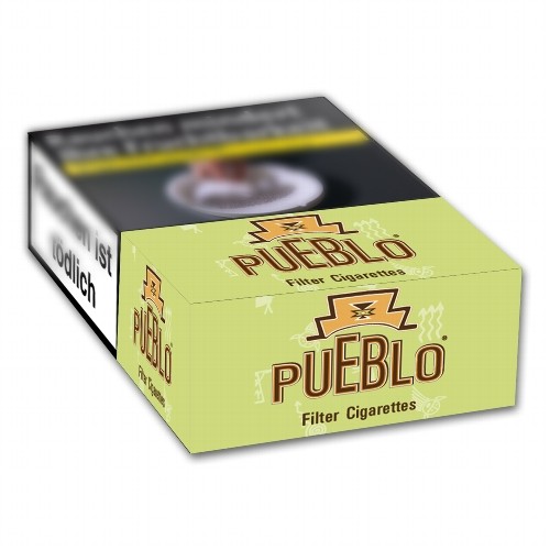 Pueblo Zigaretten Green Filter ohne Zusatzstoffe (10x20)