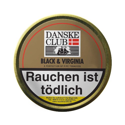 Pfeifentabak Danske Club Black & Virginia 100 Gramm