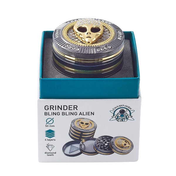 Grinder CHAMP HIGH Bling Bling Alien Ø 50mm