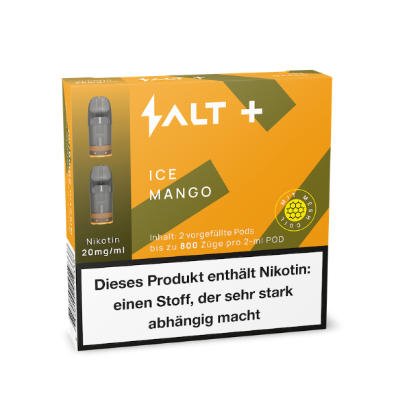 E-Liquidpod SALT Plus Pods x2 (1600 Puffs) – Ice Mango 20 mg