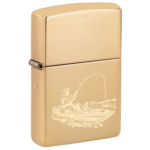 ZIPPO messing poliert Fishing 60006868